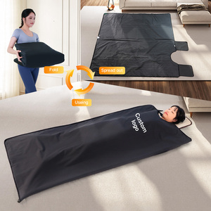 Fuerle New Arrival Đầy Đủ Cơ Thể Dây Kéo Phòng Tắm Hơi Xách Tay Tắm Hơi Chăn Cho Hồng Ngoại Tắm Hơi Chăn Hồng Ngoại - Product Image 2