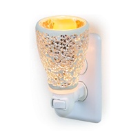 Parfum électrique Plug In mosaïque verre cire plus chaude applique veilleuse pour intérieur maison bureau cadeaux décor