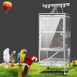 Grande gabbia per uccelli di lusso in acciaio inossidabile 304, - Product Image 4