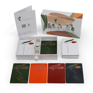 Impresión Personalizada de Juegos de Cartas con Caja, Cartas de Fútbol y Juegos de Mesa, Cartas de Juego con Letras en Inglés para el Aprendizaje de los Niños - Product Image 3