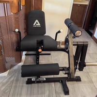 Machine multifonctionnelle d'extension et de flexion des jambes, banc réglable à 6 positions, entraînement pour la maison, équipement de fitness
