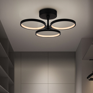 Contemporary Minimalist Aluminum Living Room Bedroom Kitchen Indoor Light Decoration Round Modern LED Ceiling Lamp Fixtures