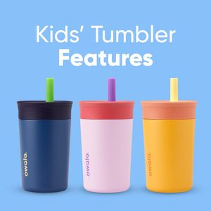 Portable 12oz Insulated Kids <strong>Cup</strong> Simple Stylish 304 Stainless Steel Tumbler With Straw Water <strong>Cup</strong> Vacuum Bottle - Product Image 3