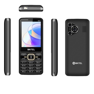 โทรศัพท์มือถือพลาสติก คีย์บอร์ดภาษาสเปน หน้าจอ 2.8 นิ้ว แบตเตอรี่ 1800mAh รองรับซิมคู่ วิทยุ FM ไฟฉาย คีย์บอร์ดแบบ Qwerty - Product Image 2