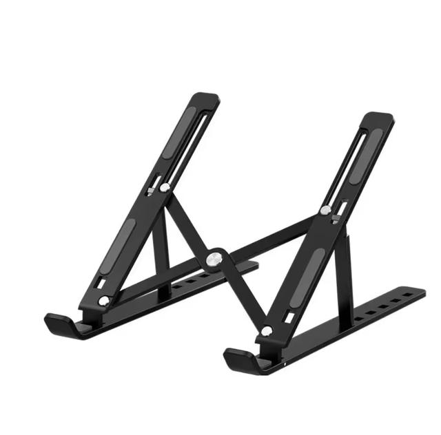 Laptop Holder Aluminum Alloy Portable Metal Laptop Notebook Bracket Computer Adjustable Laptop Stand