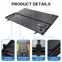 Ramassage dur profil bas Bakflip Tonneau couverture Tri pli couvre-lit pour camion Ford F150 6.5ft 8ft 2009 2013 2014