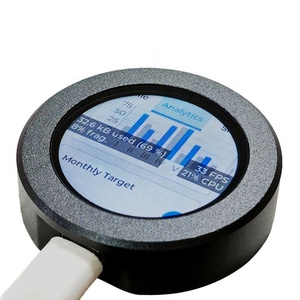 บอร์ดพัฒนา ESP32-S3 พร้อมหน้าจอ LCD วงกลมขนาด 1.28 นิ้ว/เซ็นเซอร์หน้าจอสัมผัส บอร์ดพัฒนา LCD - Product Image 1