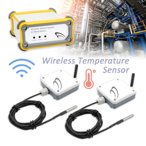 High <b>Temperature</b> Pressure Transmitter 2 Sets Industrial <b>Wireless</b> <b>Temperature</b> <b>Sensor</b> System 433MHz RF - Product Image 1