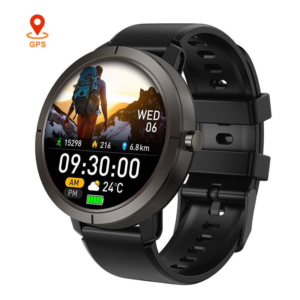 DM76 GPS Smart Watch 1.32'' AMOLED BT Call 50M Waterproof Sleep Monitoring Compass Women Reloj Men Outdoor Sport Smartwatch 2025