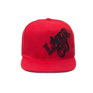 Di alta qualità Allibaba Com logo personalizzato un telaio 5 cinque pannelli Vintage misura Hqr 3d sbuffo ricamo tappi Snapback - Product Image 3