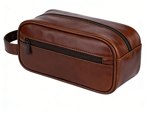 Nouveauté : Trousse de toilette de voyage portable unisexe en cuir PU avec logo personnalisé de la marque <span class=keywords><strong>SOYEON</strong></span> - Sac d'hygiène suspendu à fermeture éclair - Product Image 3