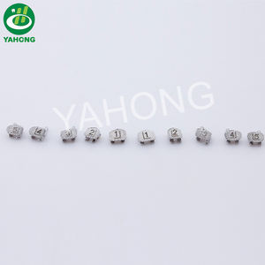 Yahong 50set/1000 pezzi 0.022 materiali ortodontici staffe per bretelle dentali Roth 345 gancio <span class=keywords><strong>Laser</strong></span> Mark - Product Image 4
