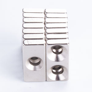 הספק של ndfeb neodymium מגנט חזק n52 דפוס קשת עם חור במרכז ריתוך/חיתוך/מחיר שירותי ניקוב - Product Image 2