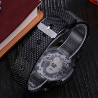 Montres pour hommes tendance pour le commerce extérieur, à cadran ajouré, non-mécaniques, décontractées, avec bracelet en silicone, à quartz, en alliage écologique, pour fabricants