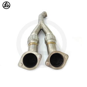 ท่อไอเสียไทเทเนียม csz สำหรับ Nissan <span class=keywords><strong>GTR</strong></span> <span class=keywords><strong>R35</strong></span> 3.8T ท่อกลาง V6ท่อกลาง <span class=keywords><strong>GTR</strong></span> - Product Image 3