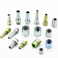 87392 raccord de tuyau hydraulique monobloc adaptateur de Sockeltess réutilisable étampé lisse raccord rapide pour métrique britannique américain