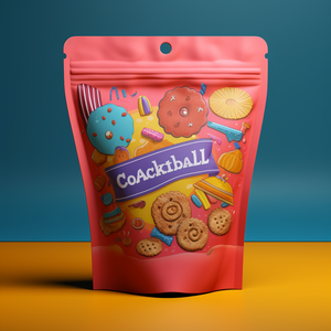 Tùy Chỉnh Mylar Dây Kéo Nắp Kéo Bao Bì Thực Phẩm Pouch Túi Đứng Đầy Màu Sắc Nhôm Lá Mùi Bằng Chứng Cho Sushi Salad Bánh Kỹ Thuật Số - Product Image 6