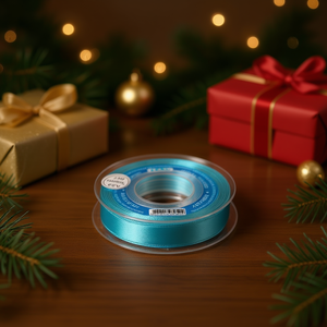 Nastro in Raso ILAN 0,3 Cm 80 Iarde Turchese per Decorazioni Natalizie - Product Image 3