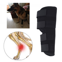 Genouillère pour chien de compagnie à haute élasticité avec orthèses respirantes confortables protection de la jambe arrière soutien de la cheville sécurité physique