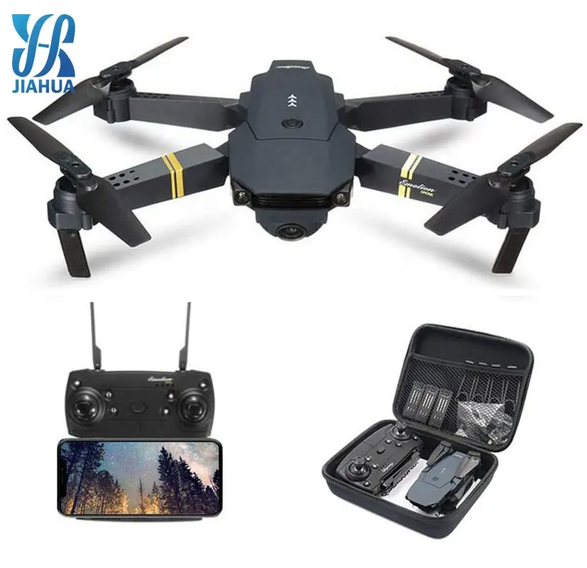 2.4G 1080p 4K RC free sample foldable mini E58 suitcase long range with gps professionnel toy drone with camera 4k