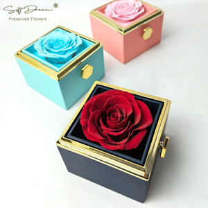 Portagioie rosa eterna colorata perfetta <span class=keywords><strong>per</strong></span> la festa della mamma di <span class=keywords><strong>san</strong></span> <span class=keywords><strong>valentino</strong></span> e regali speciali <span class=keywords><strong>per</strong></span> le sue Rose conservate - Product Image 4
