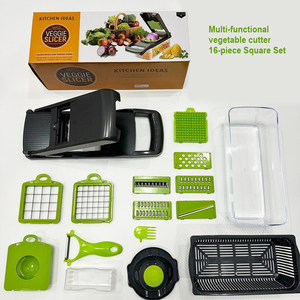 Easy Clean Mandoline Slicer Multifunctional <b>Vegetable</b> Chopper with Safety Hand Protector - Product Image 6