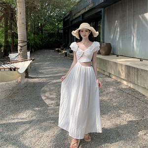 Wholesale Flowy White Short Dress Elegant Design & Premium Cotton Fabric |  Alibaba.com