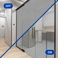 Schaltbare elektronische Glas dekorative Gebäude Glas Fernbedienung Datenschutz PDLC Film Smart Glass