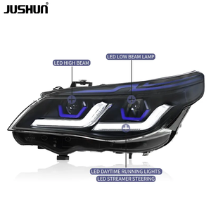 JUSHUN LED Headlight Assembly for 5 Series E60 2003-2010 Daytime Running Lights Turn Signals Plug and <b>Play</b> LED Headlights Bright - Product Image 5