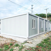 Maison conteneur économique et moderne en panneaux sandwich démontables, maisons préfabriquées compactes, maison de retraite de luxe, bureau extérieur, bâtiment commercial rapide