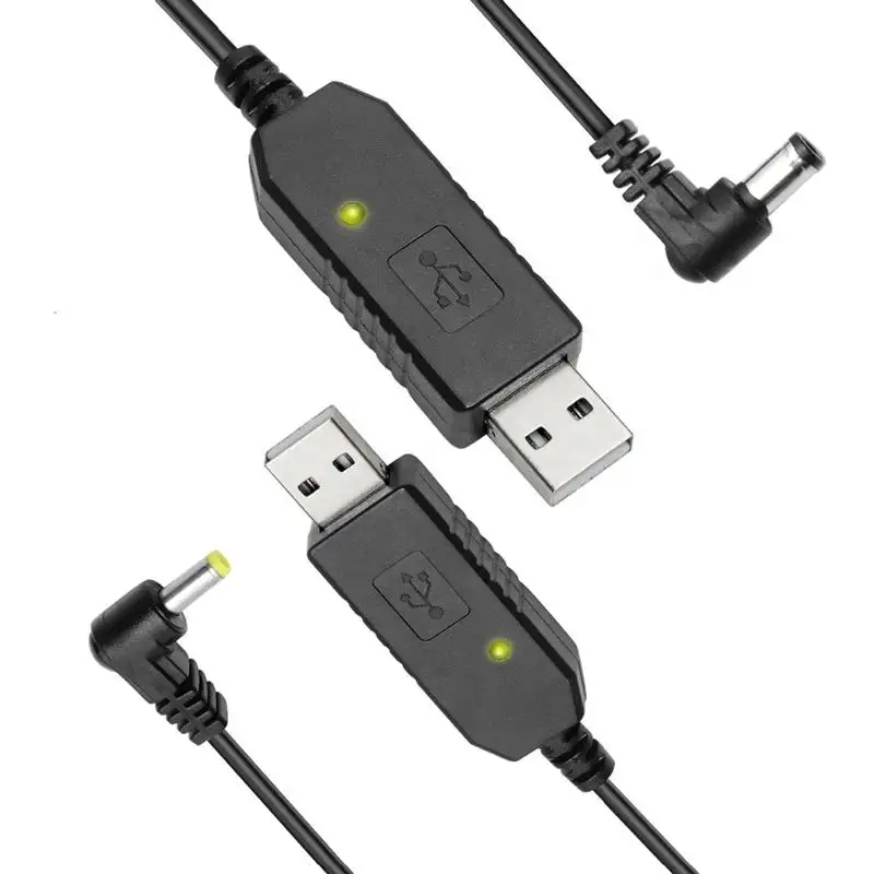 Иди и болтай walkie talkie “иди и кабель для зарядного устройства, UV-5R UV-82 UV82 портативное зарядное устройство USB кабель с подсветкой для GT-3 UV-9R UV5R