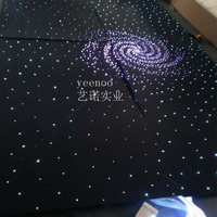 Led Fibre Optique Starlight Vortex Étoiles Lumineuses Ciel Étoilé Lumières Rgb Twinkle Room Plafond Décoration pour Chambre Cinéma Ktv Hôtel