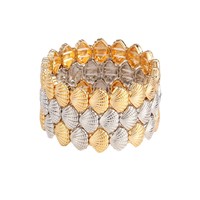 Bracelet tendance pour femme en alliage de zinc, motif coquillage, inaltérable, bijoux haut de gamme, design de niche européen et américain
