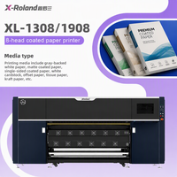 Imprimante numérique à jet d'encre X-Roland 1,3 m avec système de contrôle Hoson, 8 têtes I3200, machine d'impression sur papier couché, imprimante de catalogue commerciale