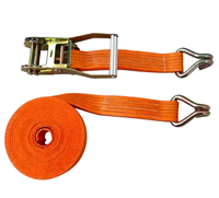 Sangle à cliquet rétractable en PE sur mesure avec double crochet en J et capacité de 5 tonnes, certifiée GS
