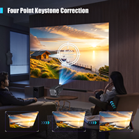 Nouveau projecteur HY320 NTV avec Netflix 1080P sous licence officielle avec télécommande vocale