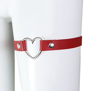 Punk Gothic Sexy Lingerie Leg Ring Lace Love <b>Bow</b> Collar Bracelet Themed Toys for Lovers' Flirtation - Product Image 1