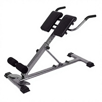 Chaise romaine réglable pour exercices abdominaux, banc pliable avec cadre métallique, capacité 120 kg, logo personnalisé, entraînement de sécurité, usage domestique, unisexe