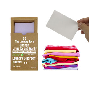 Feuilles de <span class=keywords><strong>lessive</strong></span> naturelle et adoucissant pour tissus | Sans parfum et hypoallergénique, Aloe Vera et huile d'<span class=keywords><strong>arbre</strong></span> à thé pure, sans danger pour les bébés - Product Image 6