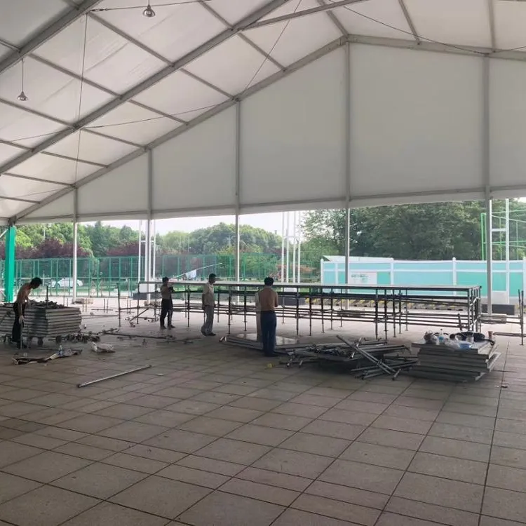 Grote tent 40m breed event tent 50m breed event tent 40m clear overspanning structuur