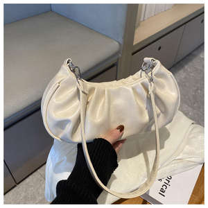 Nouveau sac à main pliable mini nuage en cuir PU souple et imperméable pour femme, sac à bandoulière de haute qualité, collection 2026 - Product Image 5