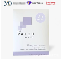 Patch de Sommeil à la Lavande, Huile Essentielle, Patch Micro-Cristallin pour Points d'Acupuncture, Dure 12 Heures