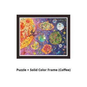 Puzzle 3D-JP da 2000 Pezzi in Plastica a Forma di Aereo per Bambini, Giocattolo Fai-da-Te Antistress, Otto Pianeti H3960 - Product Image 6
