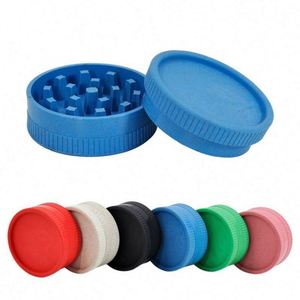 Eco Friendly 63*28mm 2 Parts <b>Herb</b> <b>Grinder</b> Biodegradable Plastic Tobacco <b>Grinder</b> Custom Logo - Product Image 4