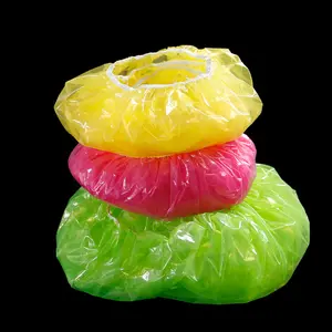 Restes de pique-nique en plein air pour la famille, bols élastiques colorés jetables, couvertures réutilisables en <span class=keywords><strong>plastique</strong></span> extensible, couvertures de stockage des aliments - Product Image 1
