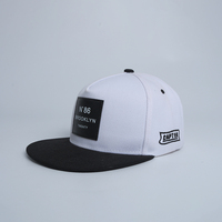 Grosir Oem Odm topi bisbol olahraga pinggiran datar Logo bordir 3D tidak terstruktur polos 5 Panel kustom topi Snapback untuk dewasa