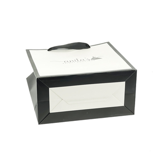 Offre Spéciale d'emballage en papier personnalisé Sacs en papier à emporter avec impression <span class=keywords><strong>de</strong></span> logo personnalisé, poignée en croix <span class=keywords><strong>Crain</strong></span> Emballage <span class=keywords><strong>de</strong></span> sac cadeau <span class=keywords><strong>de</strong></span> luxe - Product Image 4