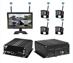 Système de caméra de recul sans fil 4CH avec écran 7 pouces, kit de moniteur de sécurité pour <span class=keywords><strong>voiture</strong></span>, <span class=keywords><strong>image</strong></span> CCD/ADH pour MDVR, bus, camion, camping-car, <span class=keywords><strong>remorque</strong></span> - Product Image 5