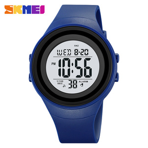 Skmei <b>Digital</b> Watch Men Tpu Strap 3Bar Waterproof Electronic Alarm <b>Clock</b> Sports Watch For Outdoor Activities - Product Image 5