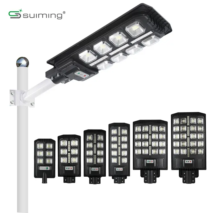 ABS outdoor 6v smd modern high power all in one integrated solar street light solar powered led street lamp for sale